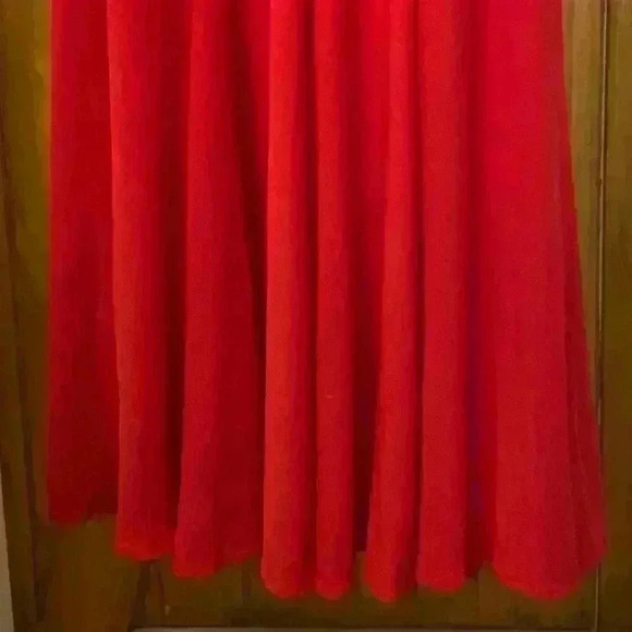 Leena By Mac Duggal Long Sleeve Cowl Back Red Jersey Gown 25929-New - Picture 9 of 16